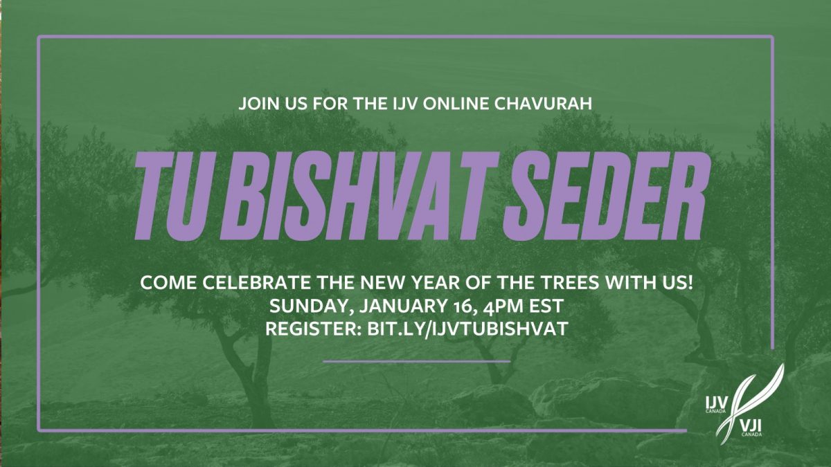 Join us for our online Tu Bishvat seder!