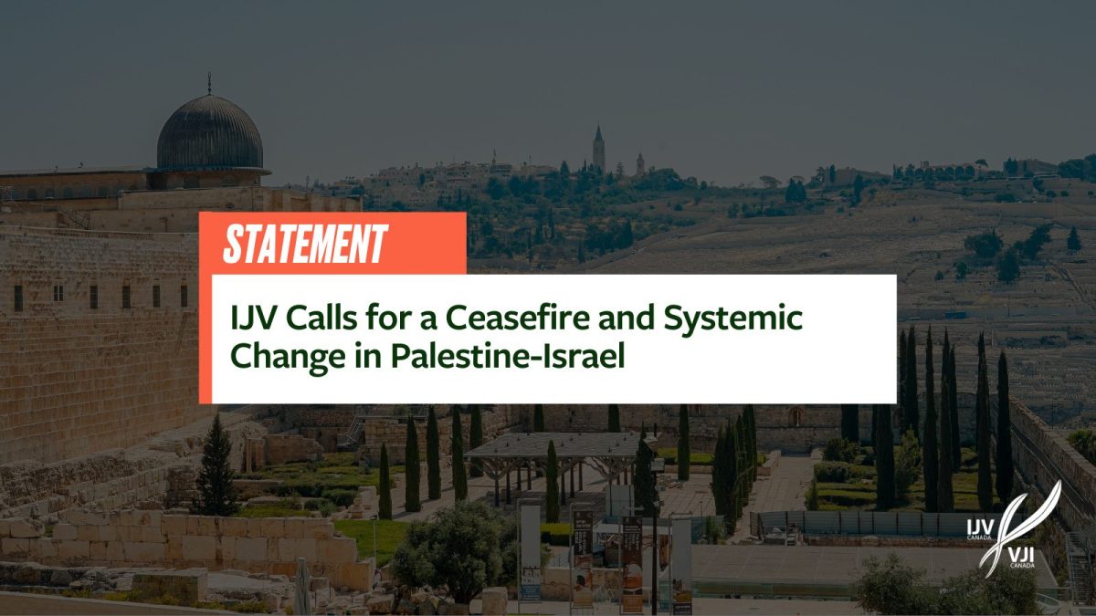 IJV Calls for a Ceasefire and Systemic Change in Palestine-Israel