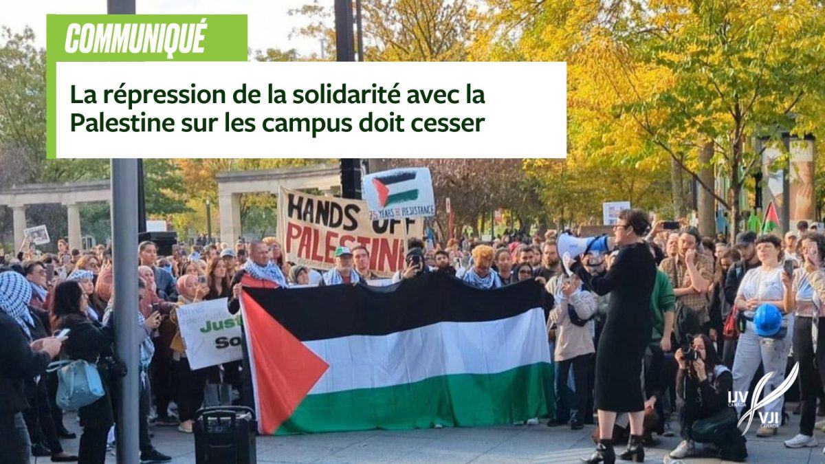 La répression de la solidarité avec la Palestine sur les campus doit cesser