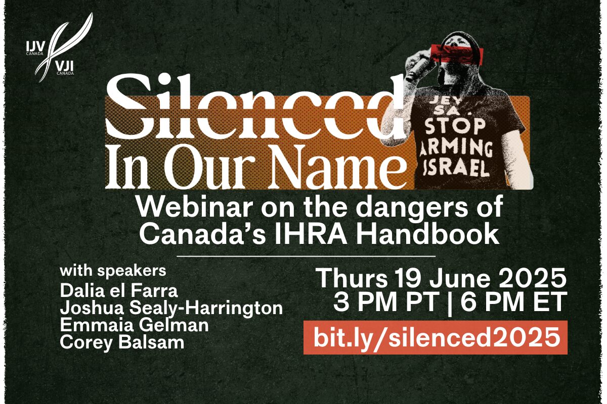 Webinar: Silenced in our Name, June 19th