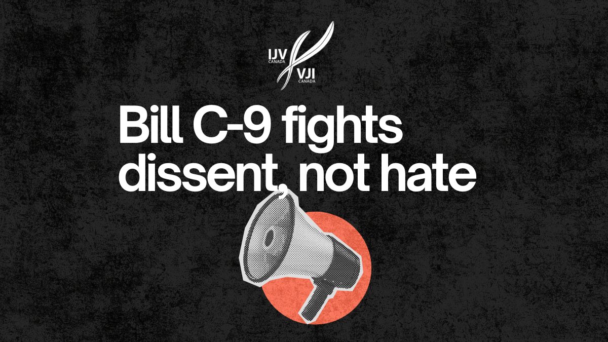 Bill C-9 Fights Dissent, Not Hate